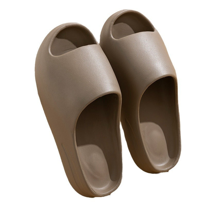 Slippers Men's Internet celebrity coconut slippers summer outer wear thick-soled beach slippers