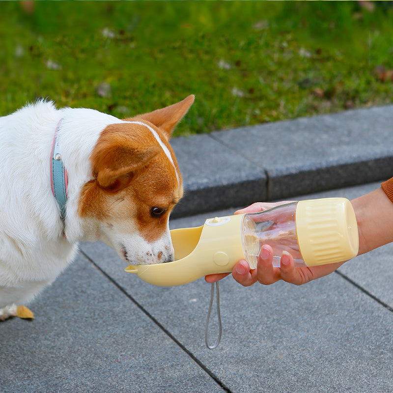 Portable 2 In 1 Dog Water Bottle