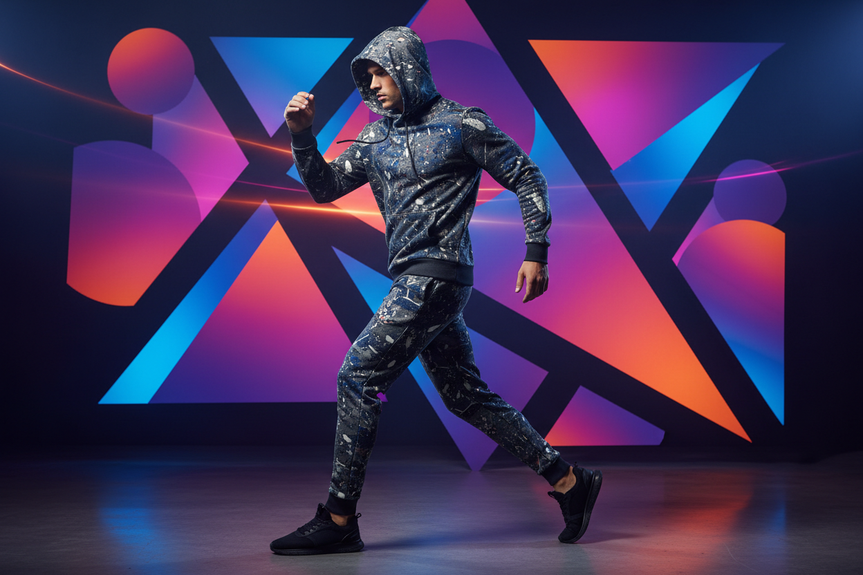 I want a hooded one and with an eye catching background