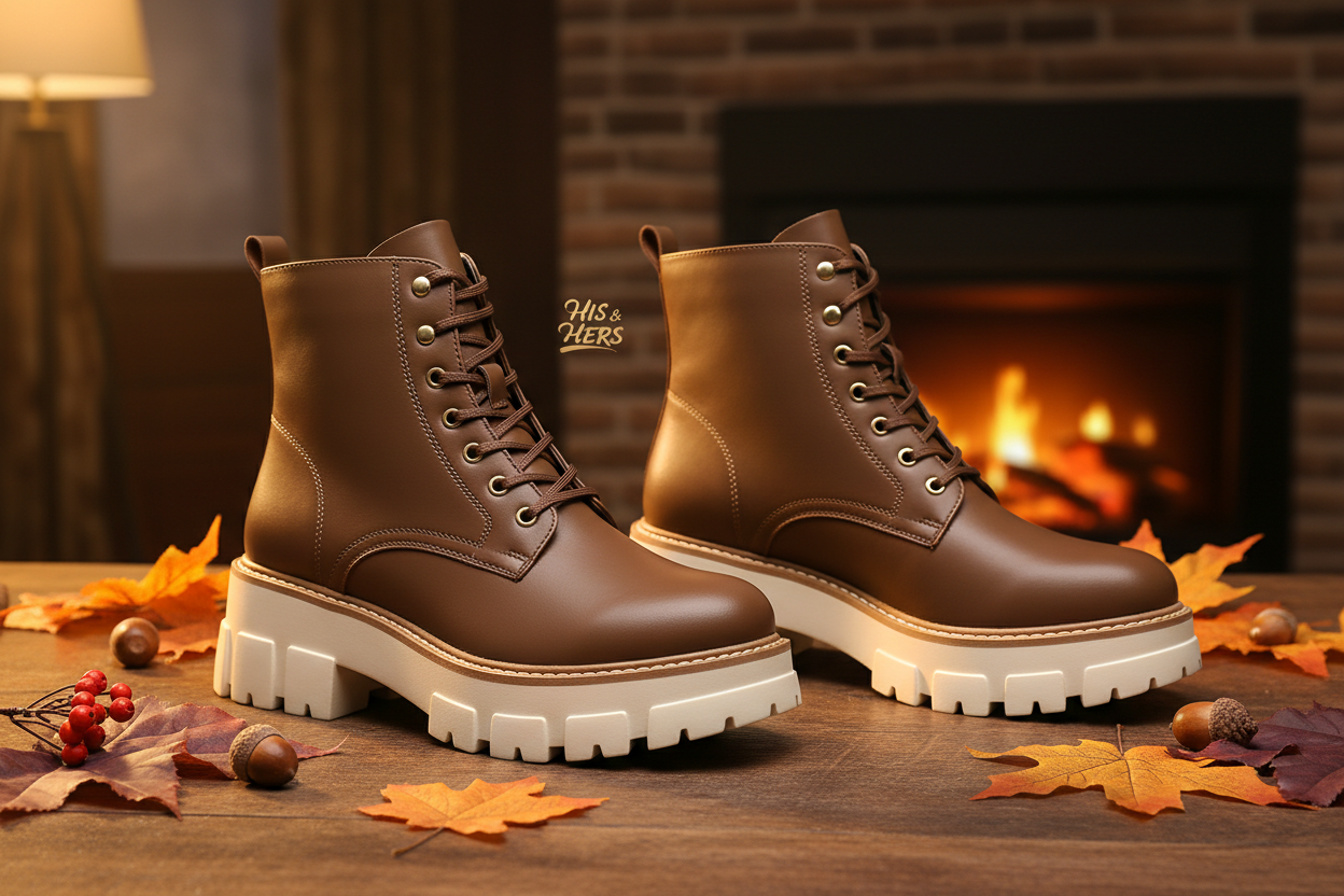 No tht is Same Style for Couples Autumn and Winter Ankle Boot Platform Increase Women's Shoes New 2023 Waterproof Women's Boots)